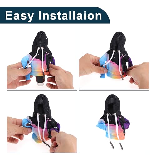 Car SUV Truck Gear Shift Knob Cover Automotive Manual Stick Shifting Handle Protector Colorful Style Red,Yellow,Green,Blue 1 Pc 6.69"x4.53" Polyester
