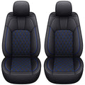LUCKYMAN CLUB 2022-2026Tundra Pickup Trucks Car Seat Covers X05-T3 Full Set Accessories, Fit Fit SR5 SR Platinum TRD Crew/Crewmax/Extended/Double Cab with Waterproof Faux Leather (Black&Blue FullSet) - color: Black&Blue, size: 2022-2026 Full Set