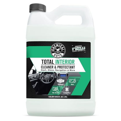 Chemical Guys Total Interior Cleaner and Protectant, New Car Smell (Safe for Cars, Trucks, SUVs, Jeeps, RVs & More) 128 fl oz - SPI234 - size: 128 Fl Oz (Pack of 1), style: New Car