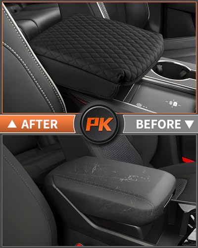 Shademax Custom Fit for Center Console Cover Acura MDX 2022 2023 2024 2025 2026 Accessories Armrest Cover Center Console Pad PU Leather Armrest Seat Box Cover Protector Anti-Scratch Black - size: Size for Acura MDX 2021-2026
