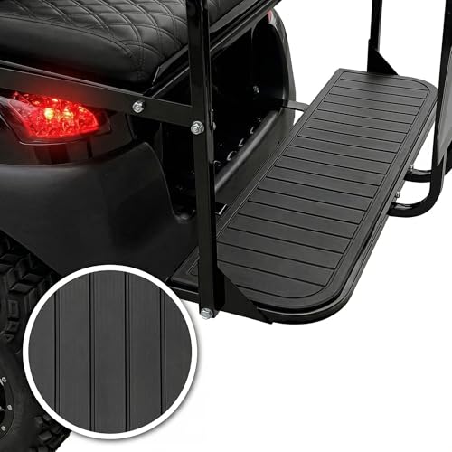 Golf Cart Rear Seat Kits Floor Mat,Fit for YA/EZGO RXV/TXT/Club Car DS/Precedent/Star Car/Excar/Icon, Anti-Skid Mat EVA Environmentally Friendly Materials for Mosts Golf Carts. - color: Dark Grey