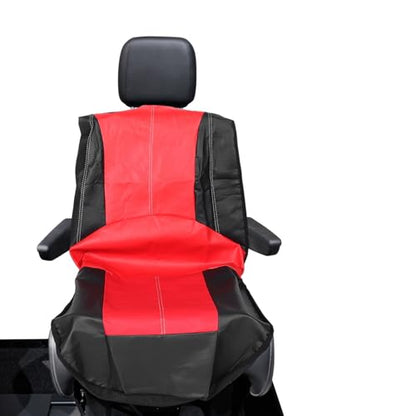 UPKOCH Waterproof Car Seat Cover Set with Breathable Fabric, Non-Slip Front and Rear Seat Protectors for SUV and Truck Interior, Crimson and Ebony Cushion and Pillow Included