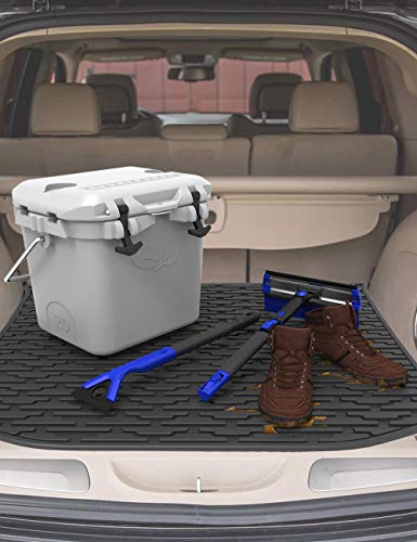 JOYTUTUS Cargo Mat Compatible with 2011-2021 Grand Cherokee WK2 & 2022 Grand Cherokee WK, All Weather Protection Cargo Liners Trunk Mats Vehicle Carpet Heavy Duty Waterproof Odorless Durable Black - size: Grand Cherokee WK