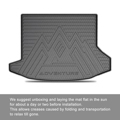 KUST Trunk Cargo Mat for Chevy Equinox/GMC Terrain 2025-2026 (Gasoline), Rear Cargo Liner for Equinox Accessories All Weather Protection TPE Rubber Raised Edge - style: Equinox 2025-2026 │ Trunk Mat