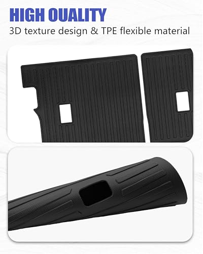Cargo Liners Backrest Mat for Acura RDX Accessories 2013-2018 with Hook&Loop Rear Trunk Mat Rear Seat Back Cover Protector All Weather Anti-Slip Split Dog Liner 3 PCS