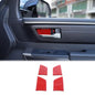 Aunginsy Car Door Handle Cup Sticker Fit Toyot@a Tundra/Sequoia 2022-2023 Non-Marking Bowl Protector Real Carbon Fiber 3D Scratches Protective Films Accessories - size: Inner Door Handle Bowl Sticker