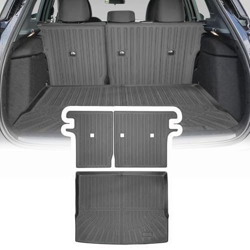 Cargo Liner Compatible with 2025 Nissan Kicks Trunk Mat Cargo Mat Back Seat Cover Protector Vehicle MAT (Backrest Mats+Trunk Mat) - size: FOR 2025 Nissan Kicks