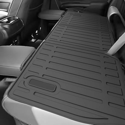 Custom for 2017-2025 Nissan Titan / 2016-2025 Titan XD Crew Cab Rear Seat Backrest Mats All Weather TPE Protection Mat Accessories (for 17-25 Nissan Titan/16-25 Titan XD Crew Cab) - color: for 17-25 Nissan Titan/16-25 Titan XD Crew Cab