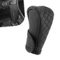 Car Gear Shift Cover, Upgraded Leather Car Gear Shift Knob Cover, Soft Breathable Auto Shifter Stick Protector, Anti-Slip Auto Shifts Handle Transmission Decor, Universal for Most Cars(Black)