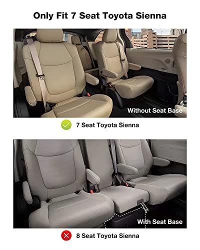 3W Floor Mats with Front Carpet Compatible for Toyota Sienna 2021-2026 7 Seat, TPE All Weather Custom Fit Floor Liner for Toyota Sienna 1st, 2nd and 3rd Row, Black (Not Fit 2025 2026 Platinum Edition) - style: 1. Sienna 7 S|21-26|Floor Mats with Carpet