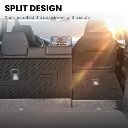 LASFIT Rear Seat Back Protector for Honda HR-V 2023-2027,All Weather TPE Pet Friendly Custom Fit HR-V Second Row Back Seat Cover Backseat Mat Liner - style: 6）For Honda HR-V | 2023-2026 | Back Seat Cover