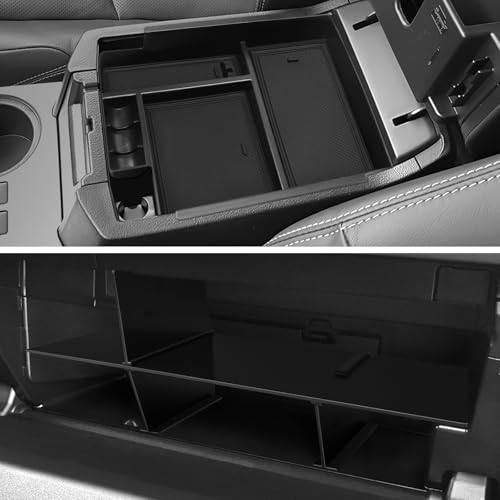 Hellet 2PCS Center Console Hidden Box Organizer Compatible with Toyota 2010-2020 2021 2022 2023 2024 4Runner Interior Accessories Glove Box Organizer - size: for Toyota 2010-2024 4runner (2PCS)