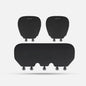 Breathable Car Seat Cushion, Summer Cool Pad, Suede Seat Cushion, Universal All Season Single Piece Rear Seat Cushion, Truck Fart Pad (Black)