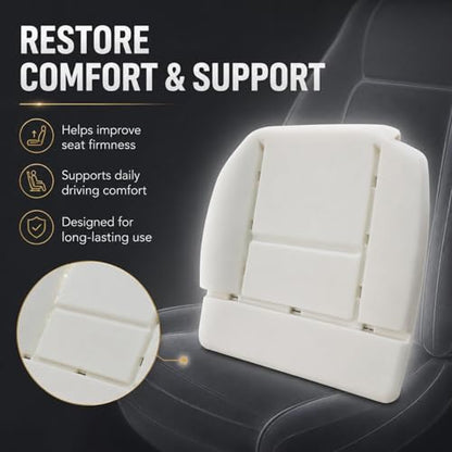 NLQR Replacement Driver Bottom Seat Foam Cushion Pad | High Density | Compatible with Ford F150 2004-2008 | Lariat XL XLT FX4 FX2 | All Cab Types | #562213266 ﻿ ﻿