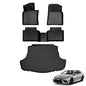 Floor Mats & Cargo Liner Fit for Toyota Camry 2018-2024 FWD Gas (Not for AWD or Hybrid) - style: 2018-2024 | For Toyota Camry 1st & 2and Row & Cargo