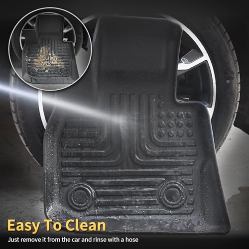Floor Mats & Cargo Liner & Backrest Mat for 2025 2026 Nissan Kicks SV/SR (Not for S), All Weather Automotive TPE Floor Liners Set Anti-Slip Waterproof Accessories