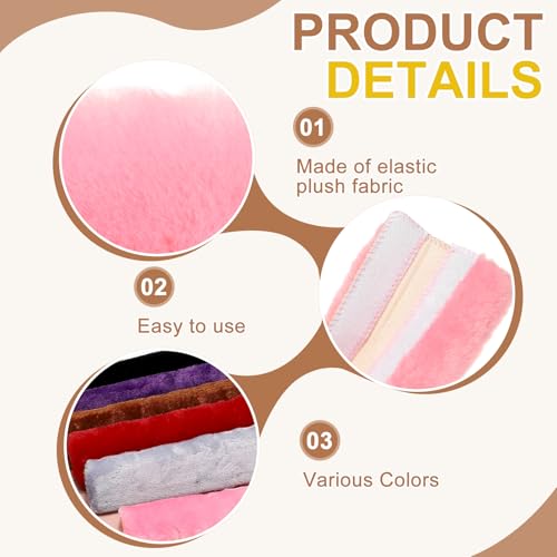 PATIKIL Car Seat Belt Cover Pad, (Pink) (2 Pcs), Soft Fluffy Seatbelt Cushion Shoulder Strap Covers, Suit for - Bag/Auto/Car Accessories - color: Pink