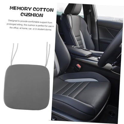 PartyKindom Breathable Car Seat Cushion Comfortable Ventilated Pad for Office Outdoor and Automotive Use Easy to Clean Grey for Sitting Durations Outdoor Seat Pad