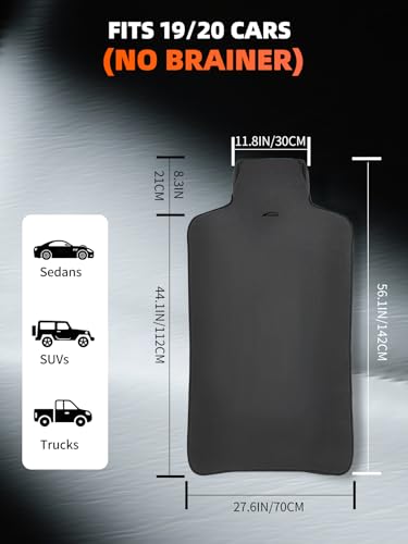1 Pack Towel Car Seat Cover Towel, Waterproof Washable Front Seat Protectors with Terry Cloth, Non-Slip Backing, Universal Fit for Cars SUVs Trucks,Gym,Beach,Pets, Kids,Road Trips (Gray)