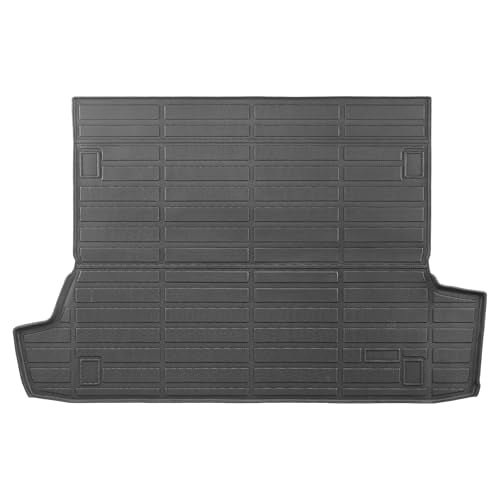 VEVOR Cargo Mat Compatible with Toyota 4Runner 7 Seater 2010-2024 Without Sliding Tray, Precise Fit Trunk Mat for SUVs, TPE Trunk Protector Replacement, Black (1PCS) - style: Toyota 4Runner 2010-2024
