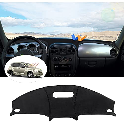 Autorder Dashboard Cover Mat for Chrysler PT Cruiser 2001 2002 2003 2004 2005 Accessories Dash Cover Suede Dash Mat Sunshade Glare UV Rays Protector - size: 2001-2005 Chrysler PT Cruiser