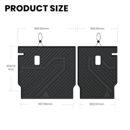 LASFIT Rear Seat Back Protector for Honda HR-V 2023-2027,All Weather TPE Pet Friendly Custom Fit HR-V Second Row Back Seat Cover Backseat Mat Liner - style: 6）For Honda HR-V | 2023-2026 | Back Seat Cover