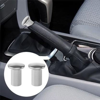 2 Pcs Turn Knob Drift Button, E-Brake Handle Handbrake Emergency Cover, Hand Spin Turn Lever Knob Lock Button, Aluminum Replacement Car Accessories Compatible with GT86, FRS, BRZ