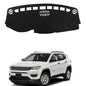 Dashboard Mat Cover for Jeep Compass 2017-2021 Nonslip Center Console Sunshield Glare UV Rays Protector Accessories - size: Jeep Compass 2017-2021