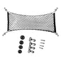 ZIMISI Car Cargo Net, Elastic Stretchable Car Trunk Cargo Storage Net with Hooks, Double-Layer Nylon Truck Organizer Mesh, Vehicle Interior Accessories for Most SUVs, Trucks (35.4x15.7 inch/90×40 cm) - size: 35.4x15.7 inch/90×40 cm