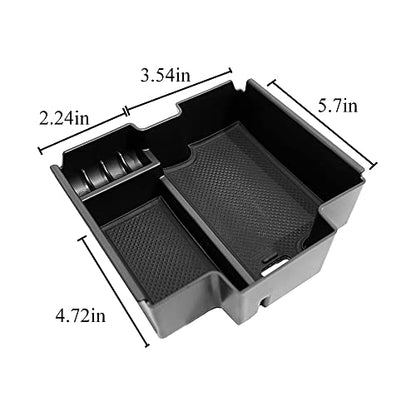 Center Console Tray Armrest Storage Box Compatible with Land Rover Discovery Sport 2015 2016 2017 2018 2019 Door Organizer ABS Tray Insert Glove Pallet - size: for Land Rover Discovery Sport | 2015-2019