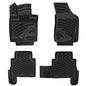 RizLiner Kia Sorento 2011-2013 Floor Mats 3D Custom Fit Compatible with Kia Rubber Car Mats Laser Measured Floor Liners All Weather Heavy Duty Waterproof Odorless Non-Slip TPE (Front & Rear, Black) - size: Sorento 2011 - 2013