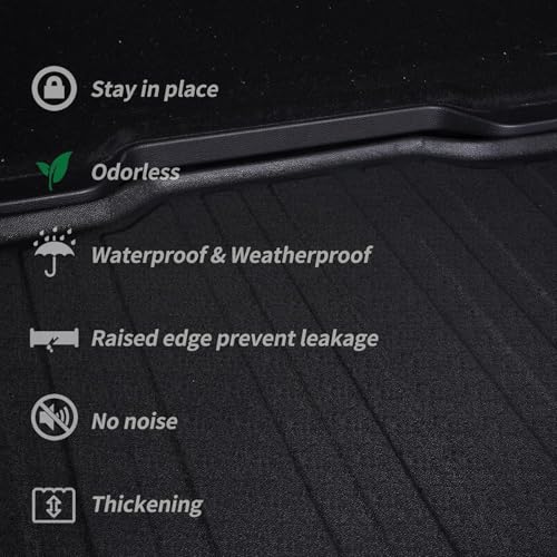 Cargo Mat & Backrest Mats for 2023-2025 Mazda CX-5 - TPE Trunk Liner with Rear Backrest Protection, Custom Fit, All Weather Waterproof for Mazda CX-5 Accessories - size: 2023-25|Mazda CX-5|Cargo Liner