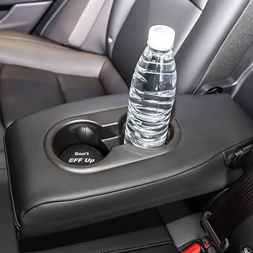 Car Cup Coaster, 4Pcs 2.75 Inch Auto Cup Holder Insert Coasters, Non-Slip Waterproof Embedded Drink Mat, Automotive Interior Accessories for Men and Women (A Black/4PCS) - color: A Black/4PCS