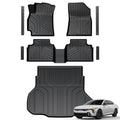Floor Mats for Kia K4 2025-2026, All Weather Floor Mats Trunk Cargo Liner and Door Sill Guards Accessories, Full Coverage Set - size: For Kia K4 | 2025-2026