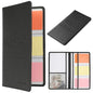 Premium Car Registration & Insurance Card Holder with Magnetic Closure & Clear Pockets, Glove Box Organizer for Documents, Driver's License (Black) - color: black