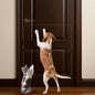 Dog Door Scratch Protector 2-Pack 24x12 — 1/8" Thick Clear PVC Guard for Large Dogs, Paint-Safe 3M Adhesive, Noise-Reducing Heavy Duty Shield for Sliding Glass French Doors Walls & Furniture