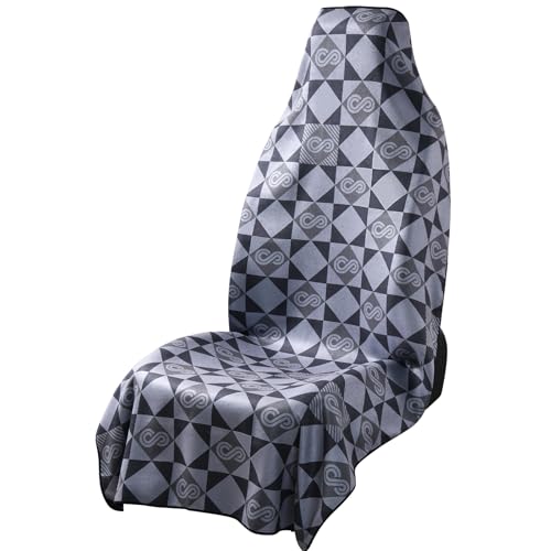 FLORICH Car Seat Cover Protector Front Seats, Sweat Towel Car Seat Covers for Post Gym Workout, Running, Swimming, Beach and Hiking, Universal Fit Non-Slip Car Seat Towel Covers for Cars Trucks SUV - color: Chessboard