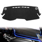 PGTOPONE Custom Fit Dashboard Black Center Console Cover Dash Mat Protector Sunshield Cover Pad Carpet for 2017-2022 Toyota CHR CH-R (Black) - color: Black