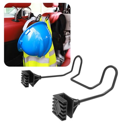 GODLIY Hard Hat Holder for Truck Seat - Work Truck Accessories for Hard Hat & Safety Vest,Car Back Seat Headrest Hooks for Men (1 PCS) - style: 1 PCS
