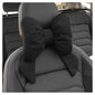 Cute Bow Car Headrest Pillow,Comfortable & Breathable Car Neck Pillows for Relief Neck Fatigue,Universal Head Rest Pillow for Cars Decoration as Birthday Gifts for Women,Girl (Black)