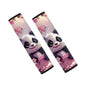 Dreaweet Seat Belt Cover Pad Cherry Blossoms Panda Car Accessories Seatbelt Covers for Women Girly 2 Pcs Seatbelt Cushion Soft Shoulder Strap Pad - color: Cherry Blossoms Panda