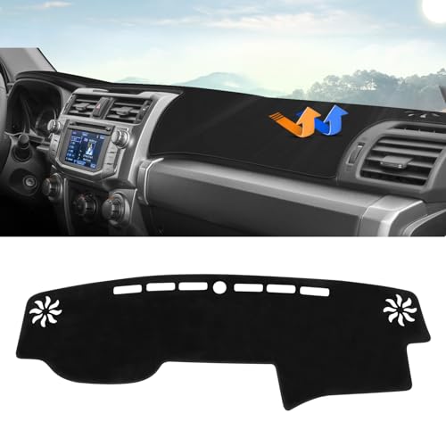 Autorder Dashboard Cover Mat for 2010-2021 2022 2023 2024 Toyota 4Runner Accessories Dash Cover Upgrade Velvet Dash Mat Sunshade Glare UV Rays Protector - size: 2010-2024 Toyota 4Runner