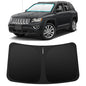 INSAUTO Custom Fit Windshield Sun Shade Accessories for Jeep Compass 2007-2016, Foldable Front Window Sunshade, UV & Heat Reflector, Keeps Interior Cool, Includes Storage Bag - size: for 2007-2016 Jeep Compass