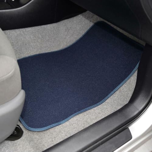 Front & Rear Carpet Floor Mats Set Auto Car Suvs Fits Truck-Blue Vacuum or Use Soap and Water-Maintenance MT-100-BL 901-87405