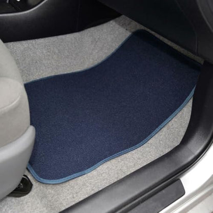 Front & Rear Carpet Floor Mats Set Auto Car Suvs Fits Truck-Blue Vacuum or Use Soap and Water-Maintenance MT-100-BL 901-87405