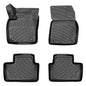 RizLiner Volvo S60 2019-2025 & V60 2020-2025 & V60 Cross Country 2020-2025 (No Hybrid Models) Floor Mats 3D Custom Fit Rubber Car Mats Floor Liners All Weather Heavy Duty Waterproof (Front & Rear) - size: S60 2019 - 2025