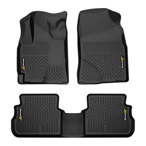 G-PLUS TPE Cargo Liners,Compatible with Toyota Corolla/Matrix 2009-2013 / Pontiac Vibe 2009-2010 Transmission Automatic FWD,Floor Liner Front & 2nd Row,All Weather Full Cover Protection - size: Fit Toyota Corolla 2009-2013 | 3PCS