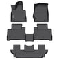AIPOIL® Floor Mats for 2020-2025 2026 Lincoln Aviator 6 Seats Fits 1st & 2nd & 3rd Row All Weather Protection TPE Anti-Slip Automotive Full Custom Car Mats Accessories - Black - style: 16) For Aviator 6 Seats 2020-2026 Floor Mats