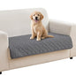 PAWFINITY Waterproof Loveseat Couch Cover for Dogs, Pee Proof Pet Blanket, Paw Print Quilted, Pet Hair Resistant, Scratch-Resistant, Washable Furniture Protector for 2 Cushion Sofa, 32x53 Inch, Grey - size: 53x32 inch (pack of 1)