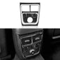 Car Rear A/C Outlet Vent Armrest Box Decals for 2011-2014 Dodge Charger/Chrysler 300 Accessories Carbon Fiber Interior Stickers (Without USB) - color: Rear Center Console-b